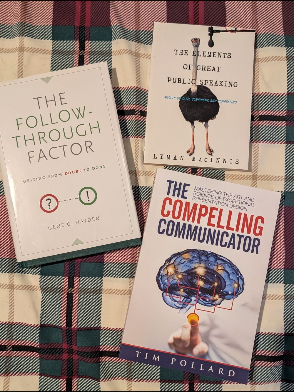 Set of 3 Communication & Public Speaking Books Corporate Self Help